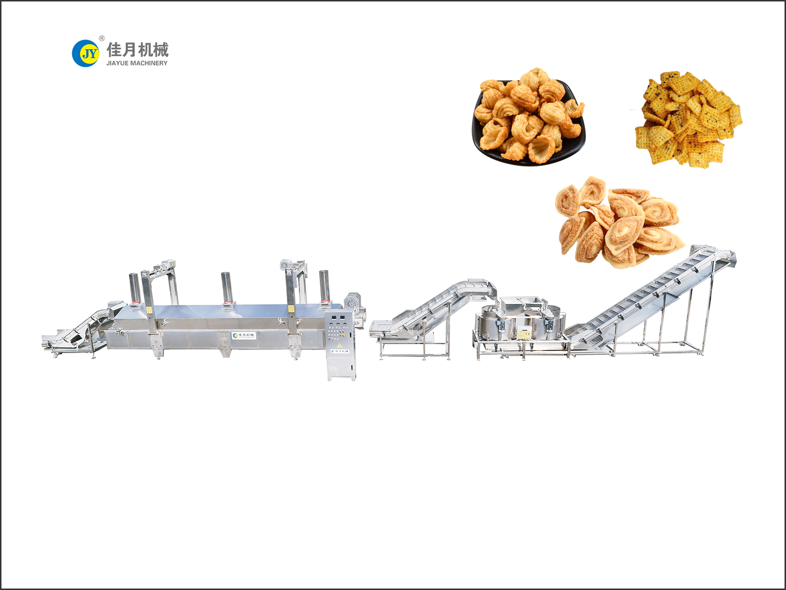 膨(peng)化類油炸(zha)生産線
